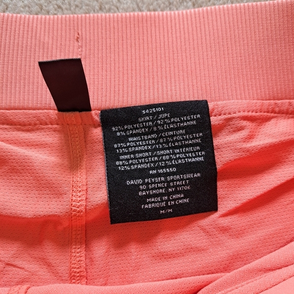 ❤️ NWT 32° Degrees Active Skort Women's Peach Stretch Skirt With Shorts - Picture 6 of 9